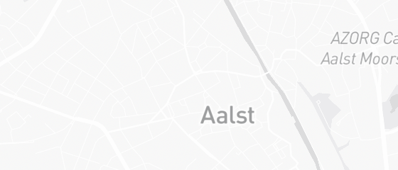 Kaart van Aalst