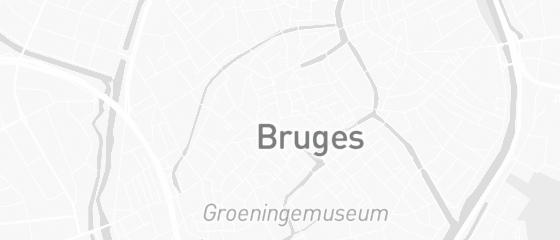 Kaart van Brugge