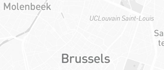 Kaart van Brussel