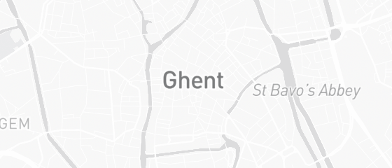 Kaart van Gent