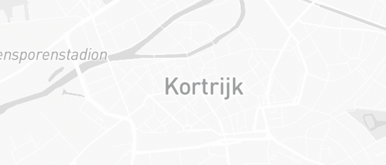 Kaart van Kortrijk