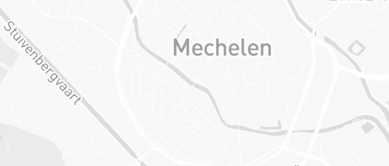 Kaart van Mechelen