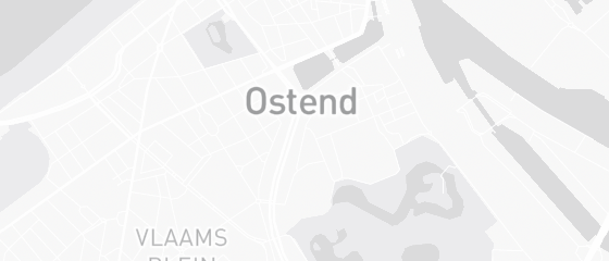 Kaart van Oostende